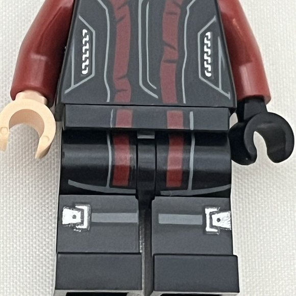 Lego Marvel Minifigure Hawkeye Age Of Ultron 76030 76042 Black And Dark Red Suit - Picture 4 of 11